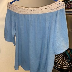 Off the shoulder shirt
